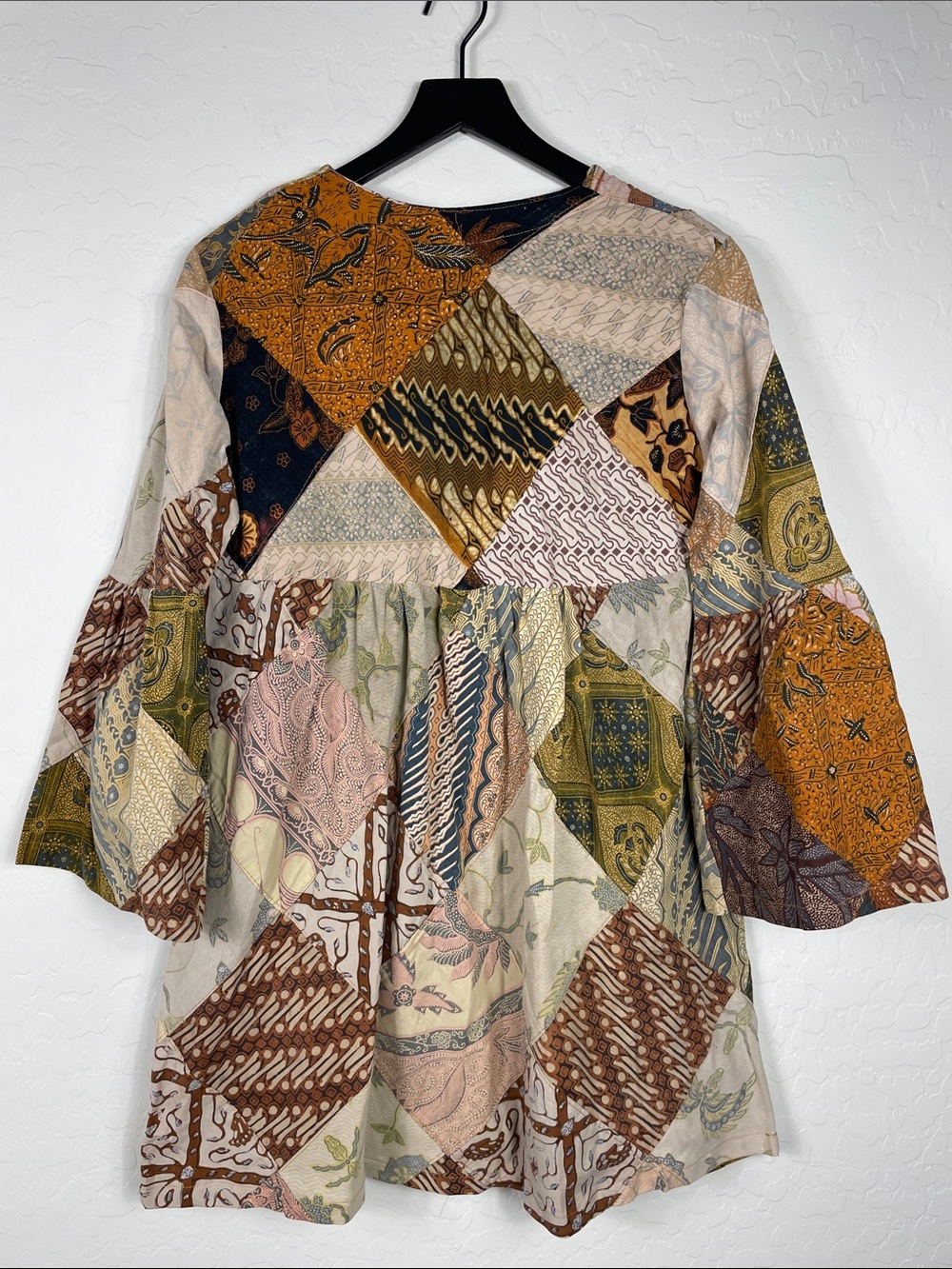 Gypsy Patchwork Print Tunic Top - Multi - Picture 2 of 7
